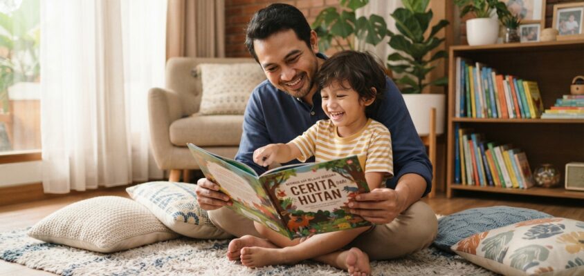 Cara membantu anak suka membaca sejak kecil