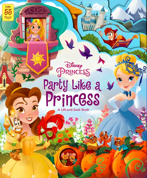 Kulit buku Disney Princess Party Like A Princess