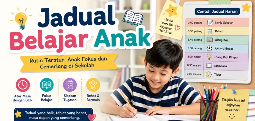 Jadual Belajar Anak