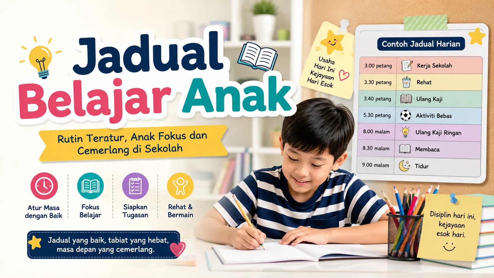 Jadual Belajar Anak