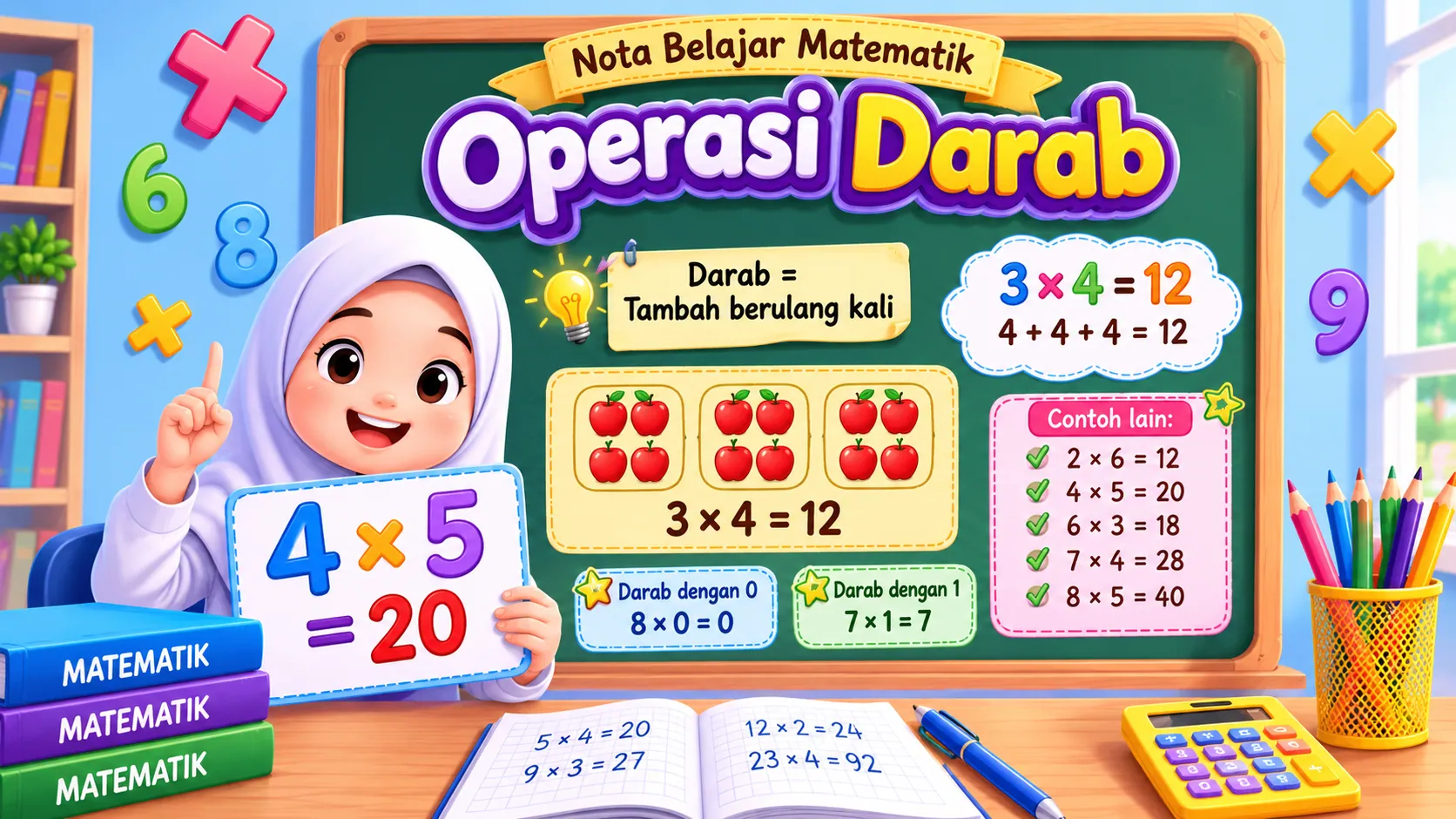 Nota Belajar Matematik Operasi Darab