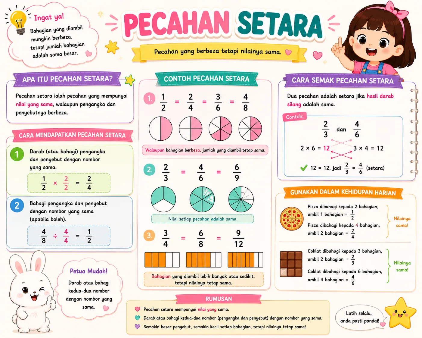 Pecahan Setara