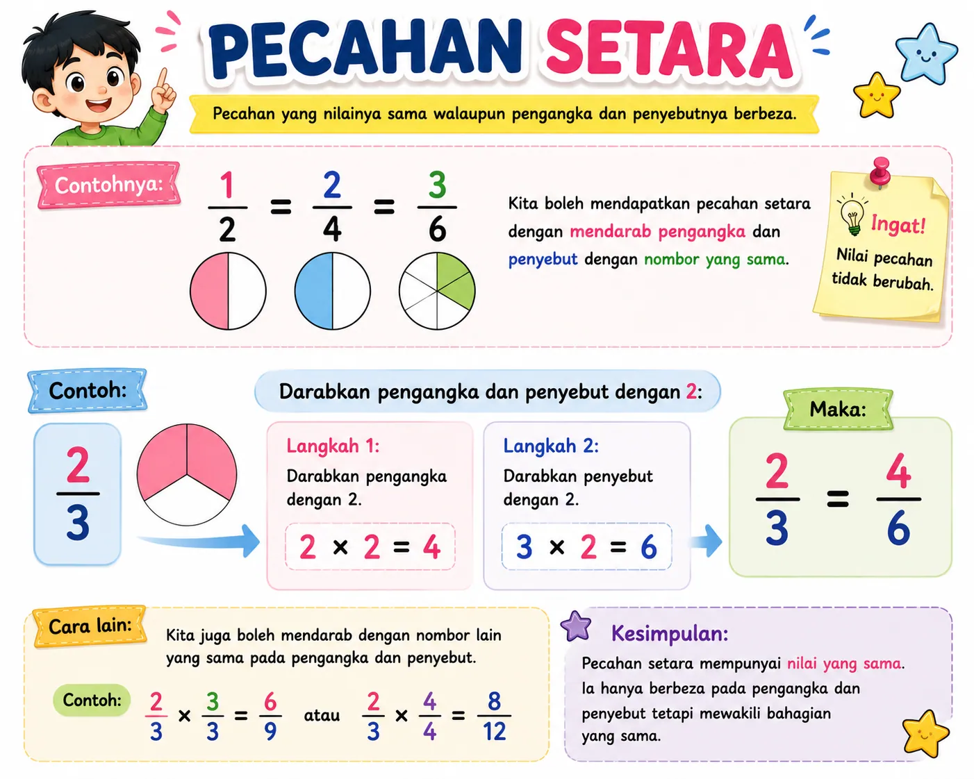 Pecahan Setara