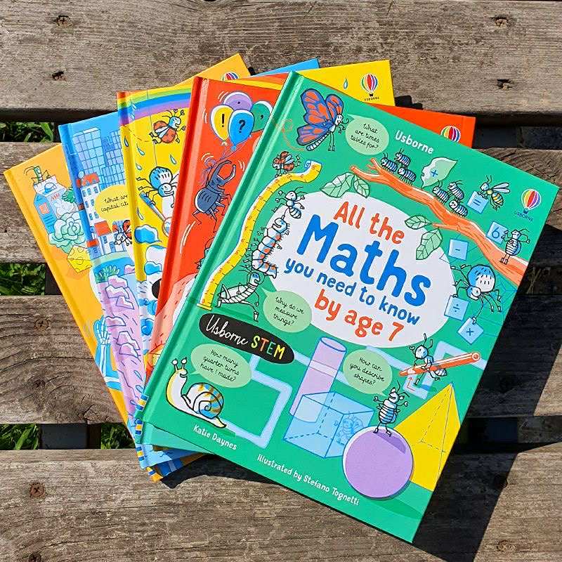 Kulit buku siri Usborne All You Need To Know STEM