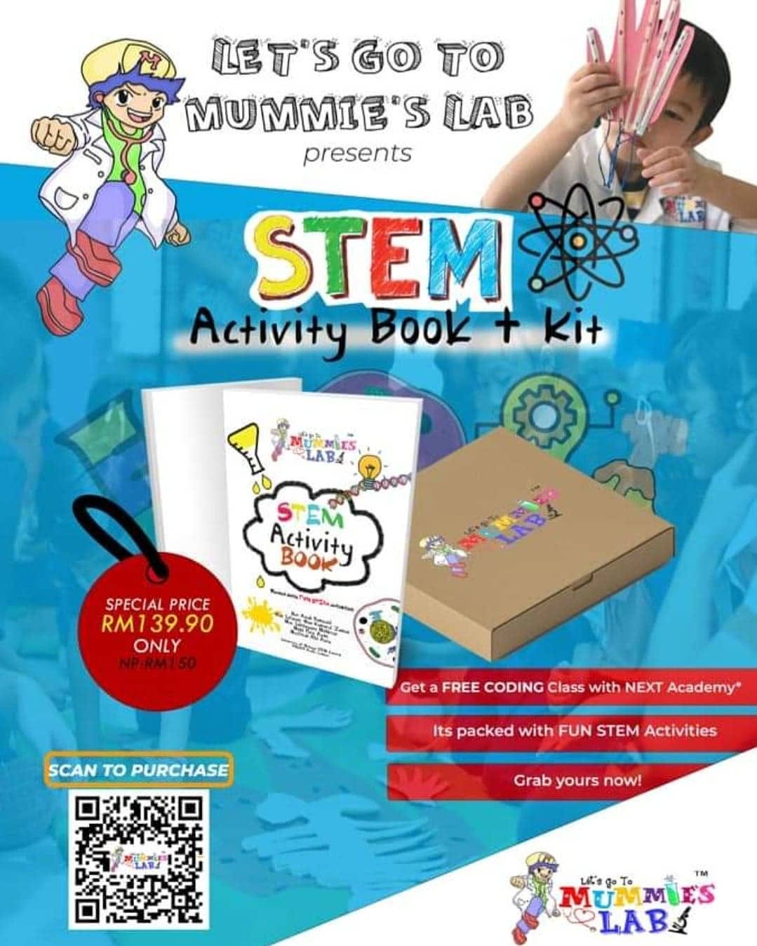 STEM Activity Book & Kit terbitan UM STEM Centre