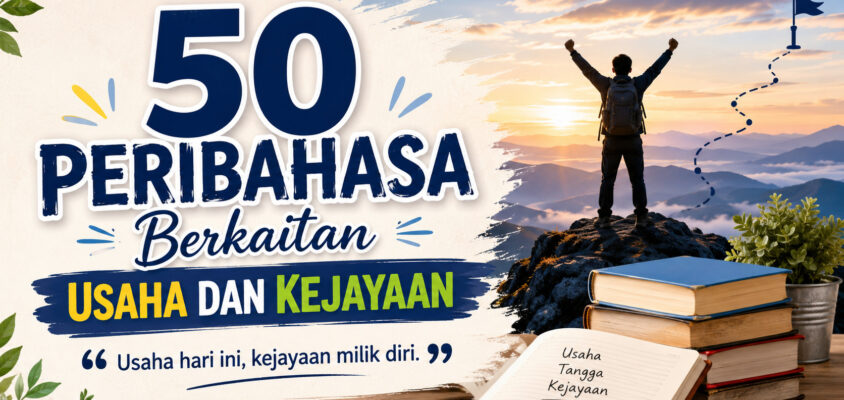 50 peribahasa berkaitan usaha dan kejayaan