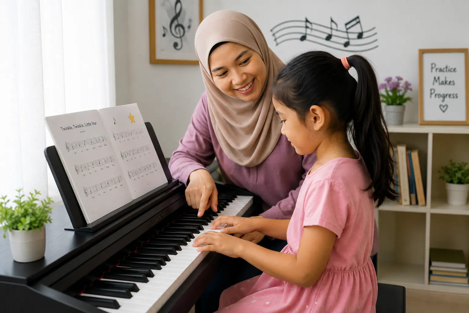 Aktiviti Cuti Sekolah Belajar Kemahiran Baru Piano