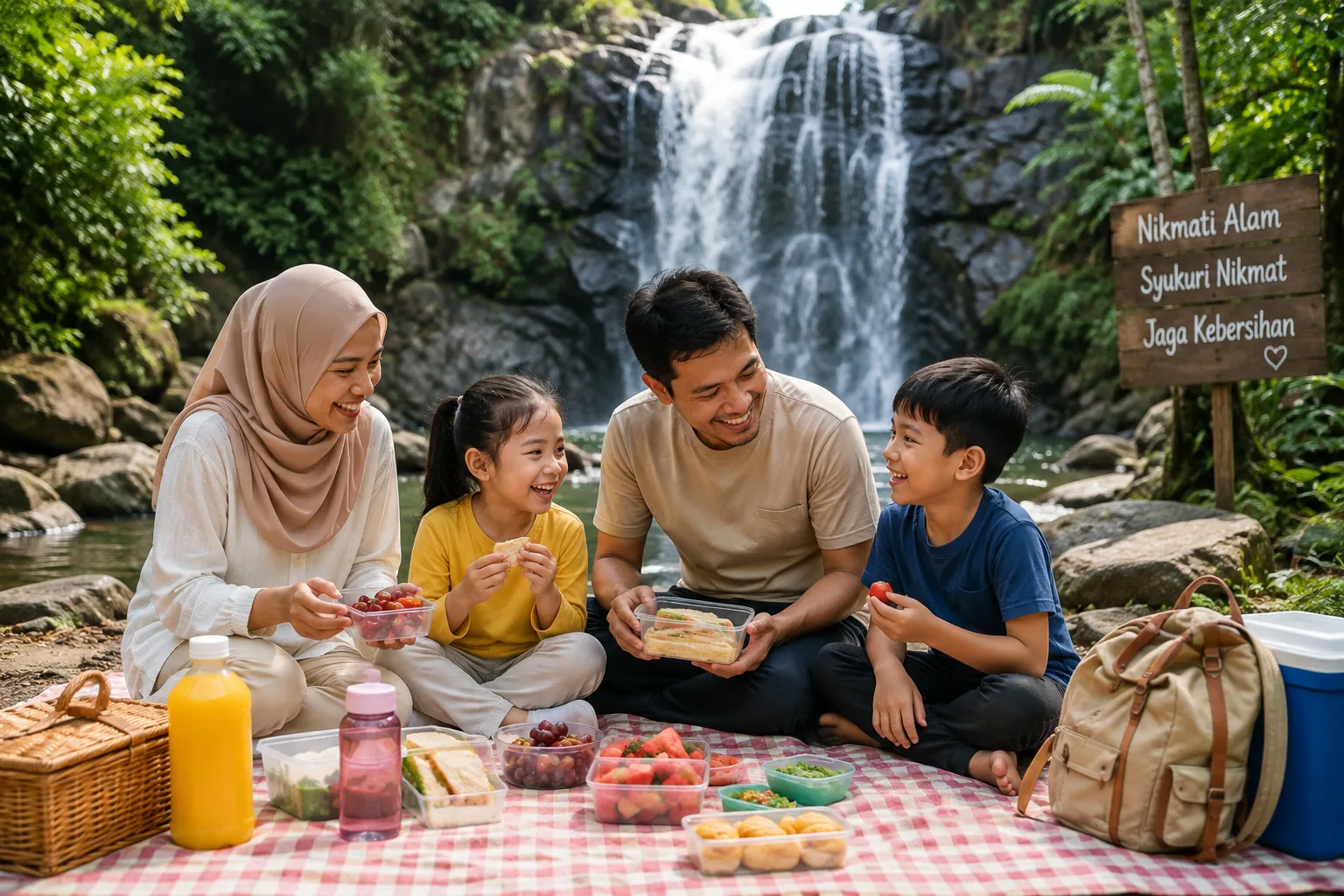 Aktiviti Cuti Sekolah Berkelah bersama keluarga