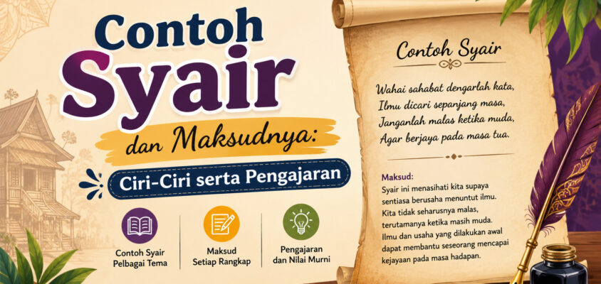 Contoh syair dan maksudnya