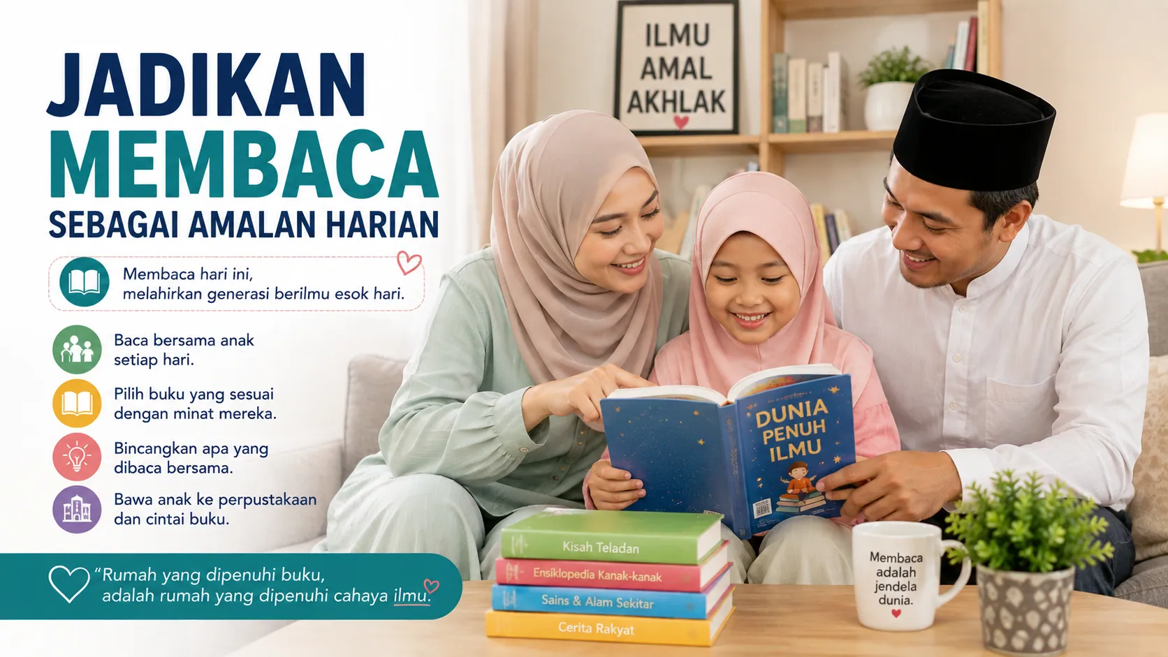 Jadikan Membaca Sebagai Amalan Harian