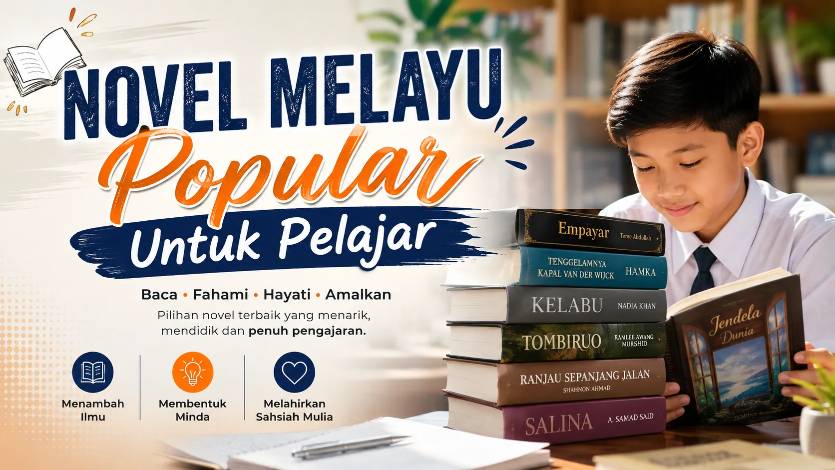 Novel Melayu Popular Untuk Pelajar