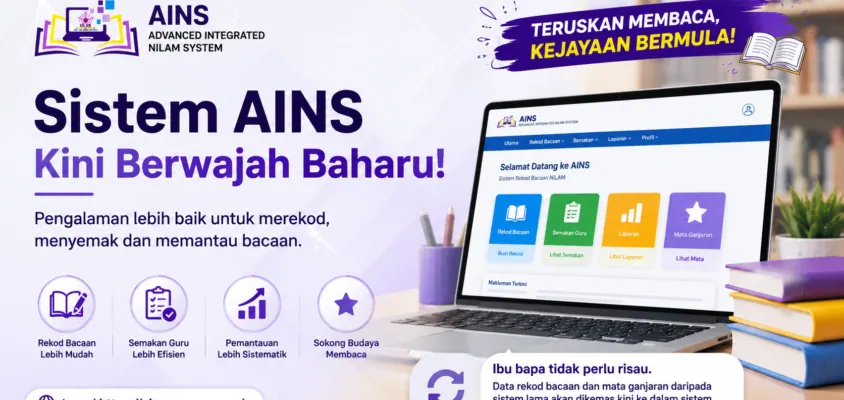 Sistem AINS Dinaik Taraf Apa yang Ibu Bapa Perlu Tahu