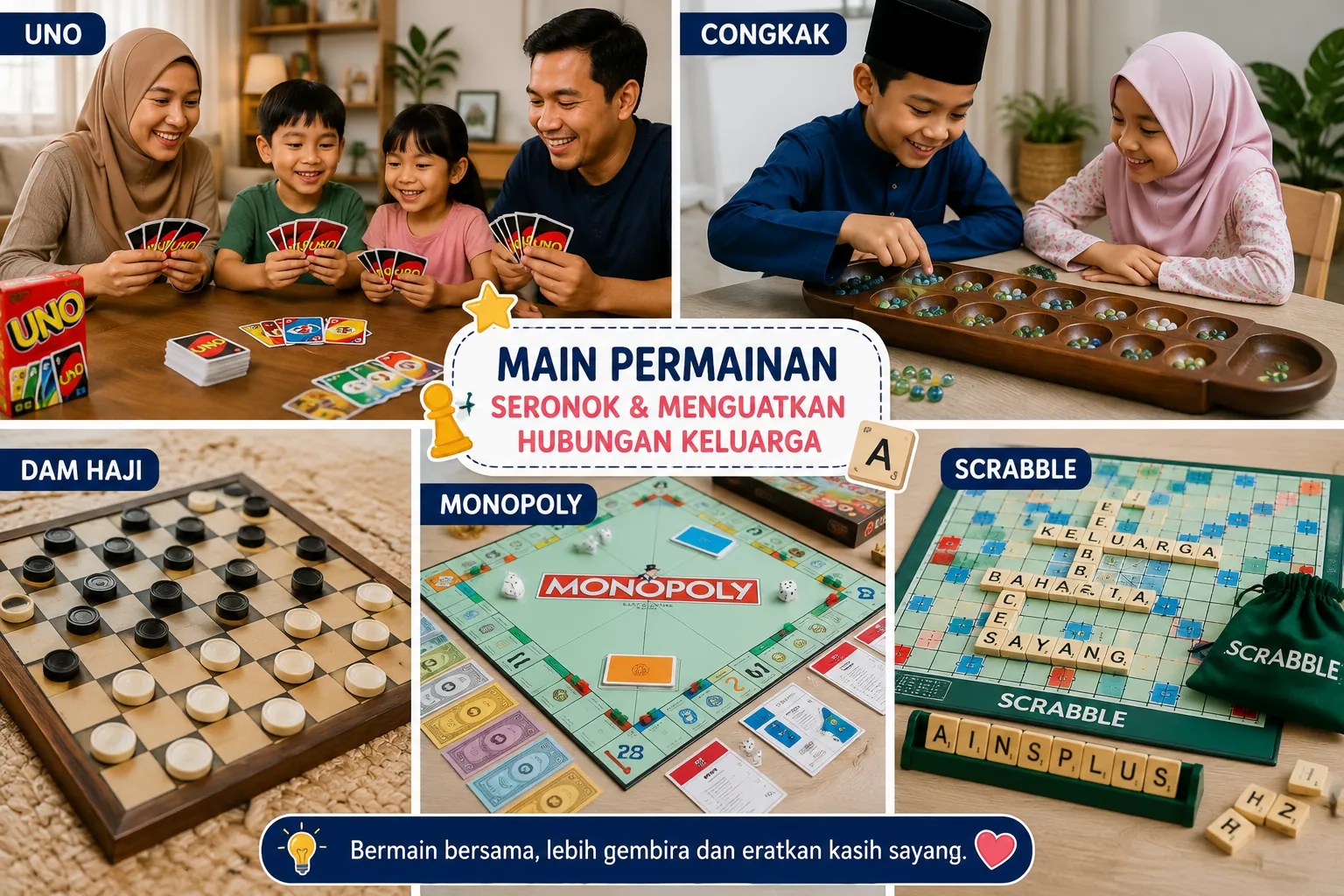 main permainan bersama keluarga