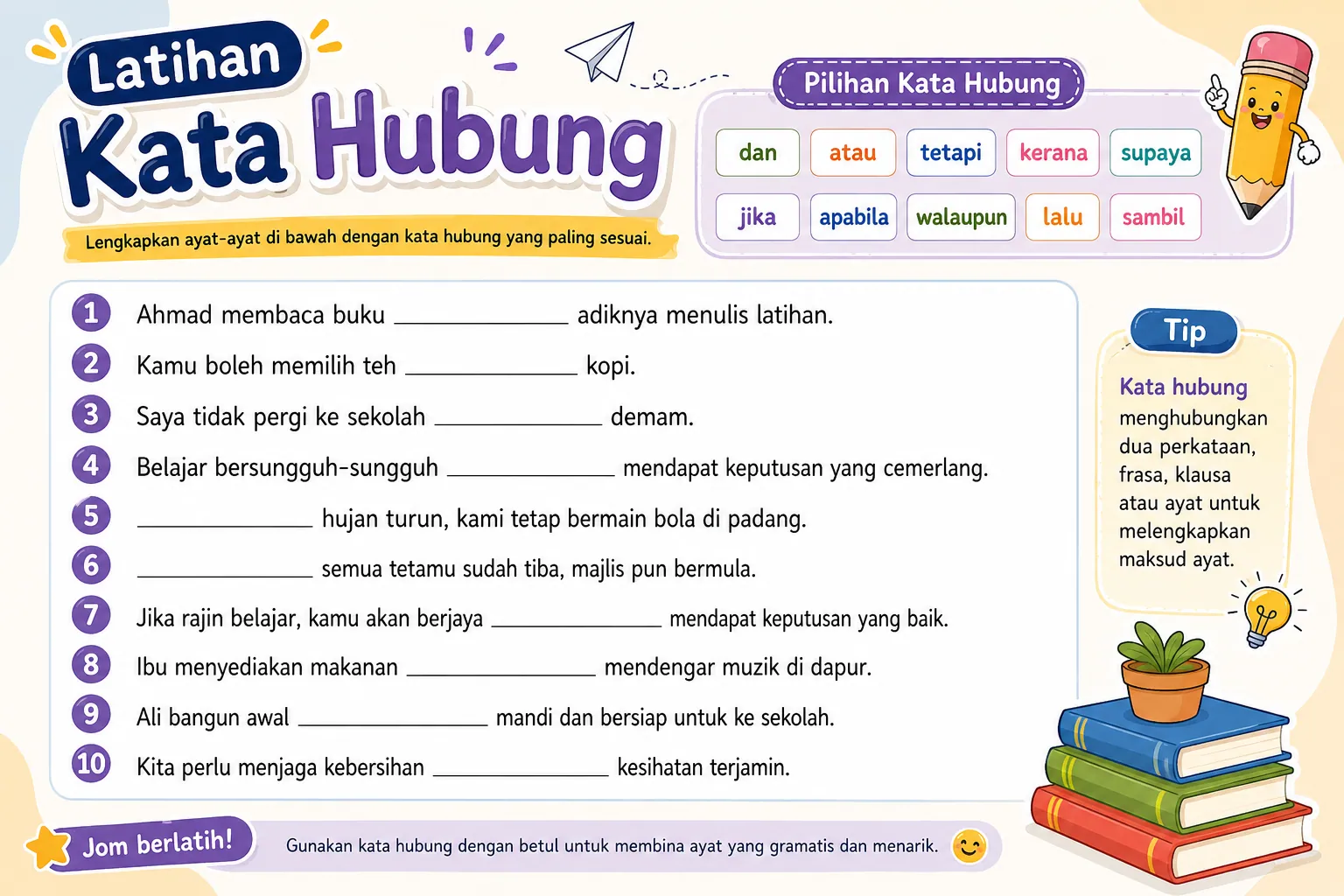 Latihan Kata Hubung
