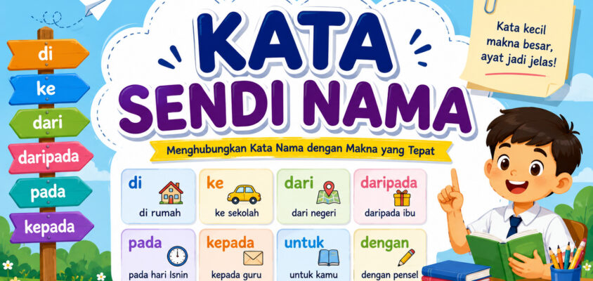 Nota Belajar Bahasa Melayu Kata Sendi Nama